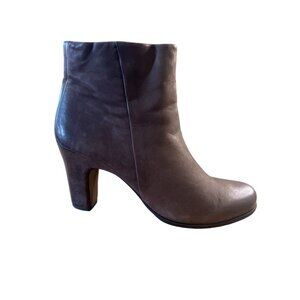 Ecco Womens Ankle Leather Heels shoes Outdoor boots shoes sz 40 US 9-9.5